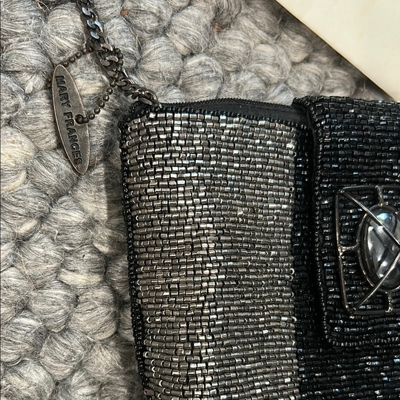 NEW DEADSTOCK Mary Frances Two Toned Sequenced Evening Bag - Picture 7 of 14